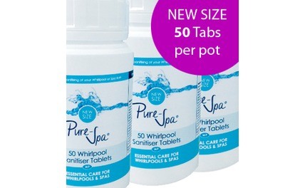 What's new?...... '50' Sanitising tablets per pot